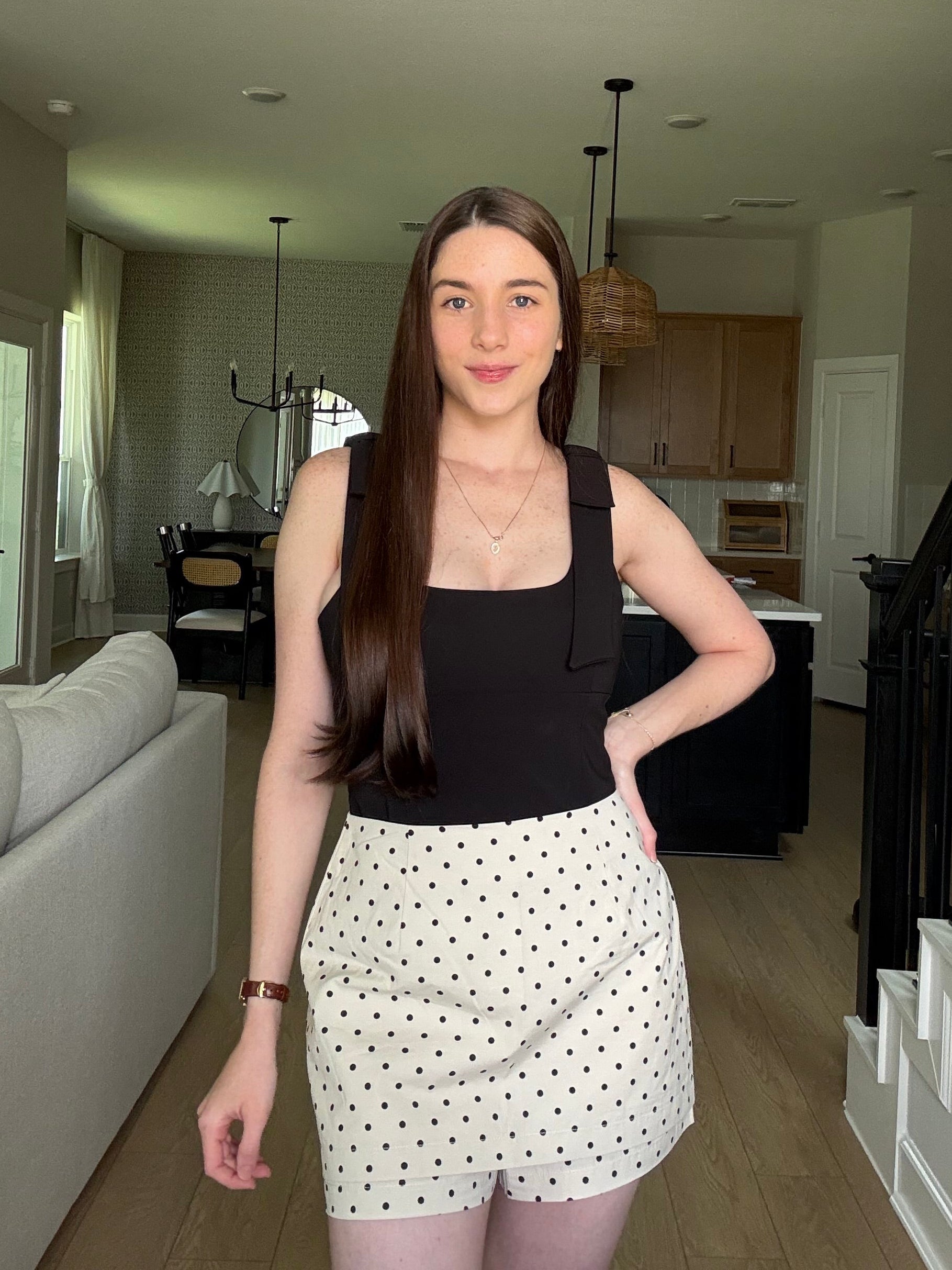Polka Dot Skort