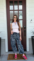 Paisley Barrel Pants