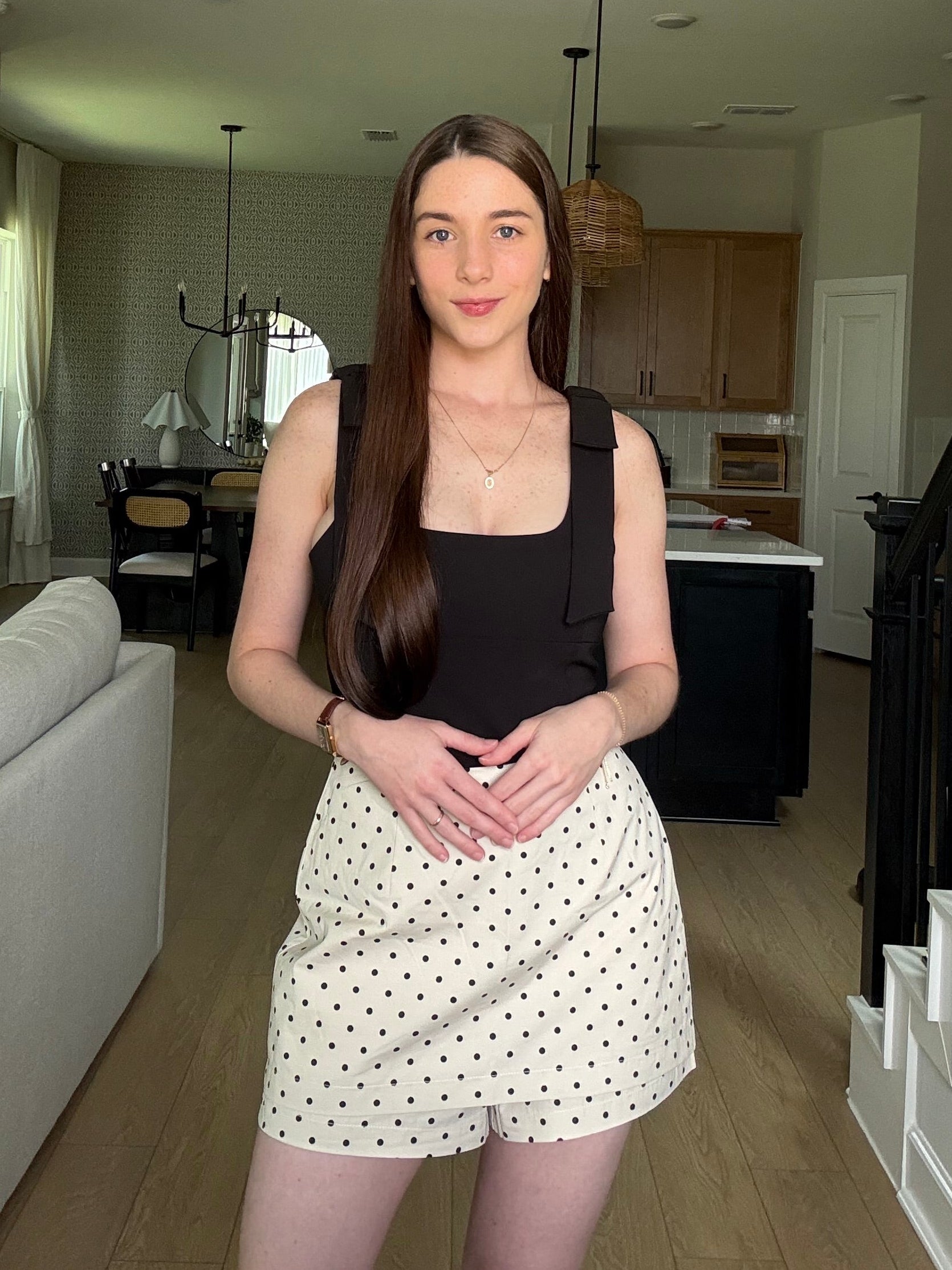 Polka Dot Skort