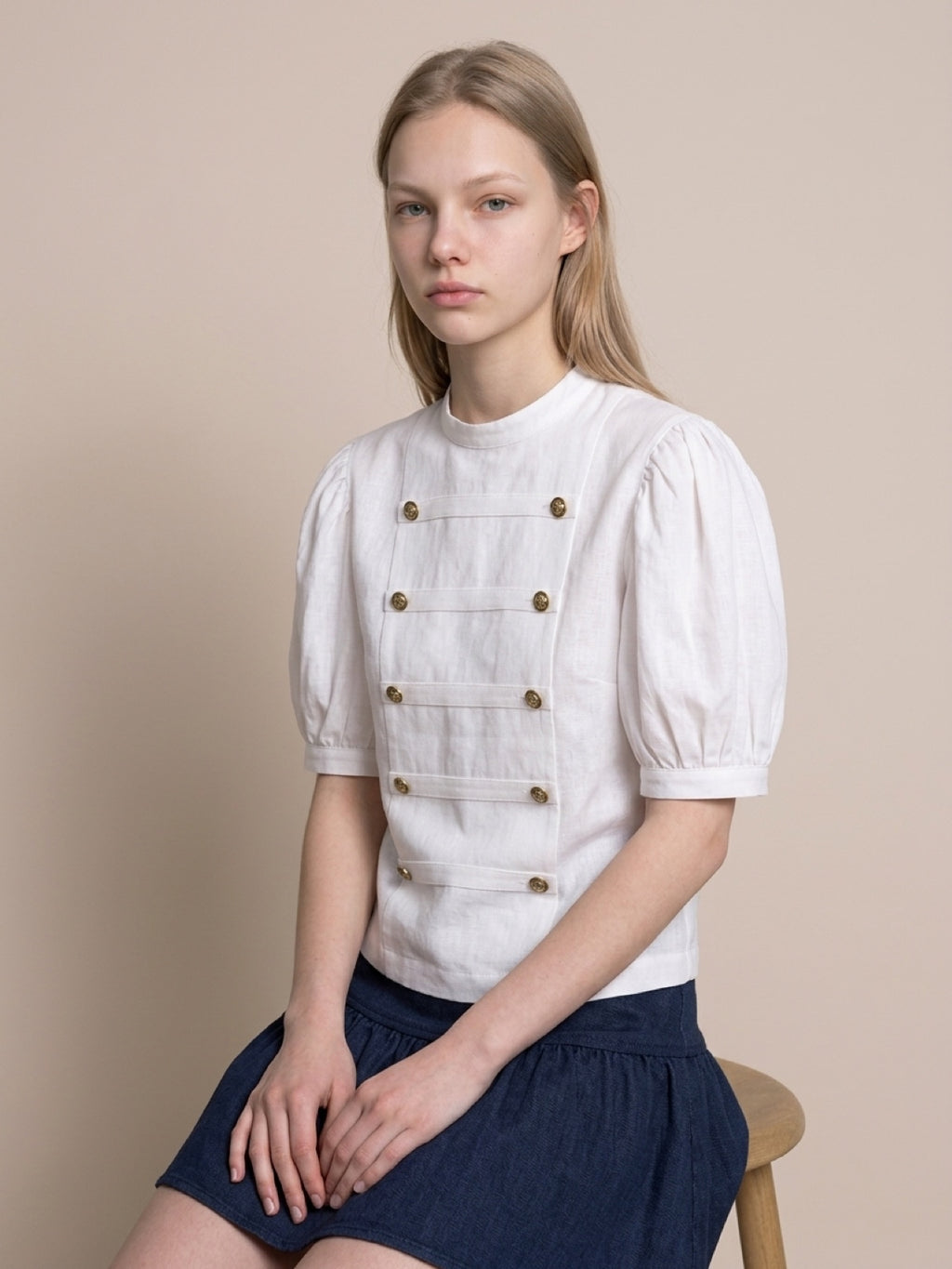 Napoleon Linen Blouse