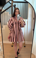 Blush Espresso Dress