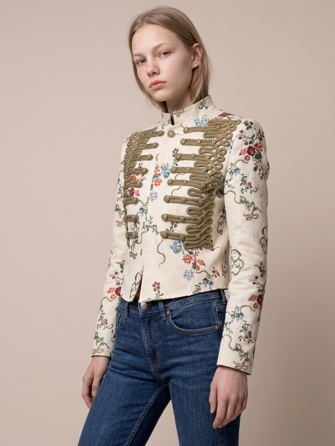 Floral Napoleon Jacket