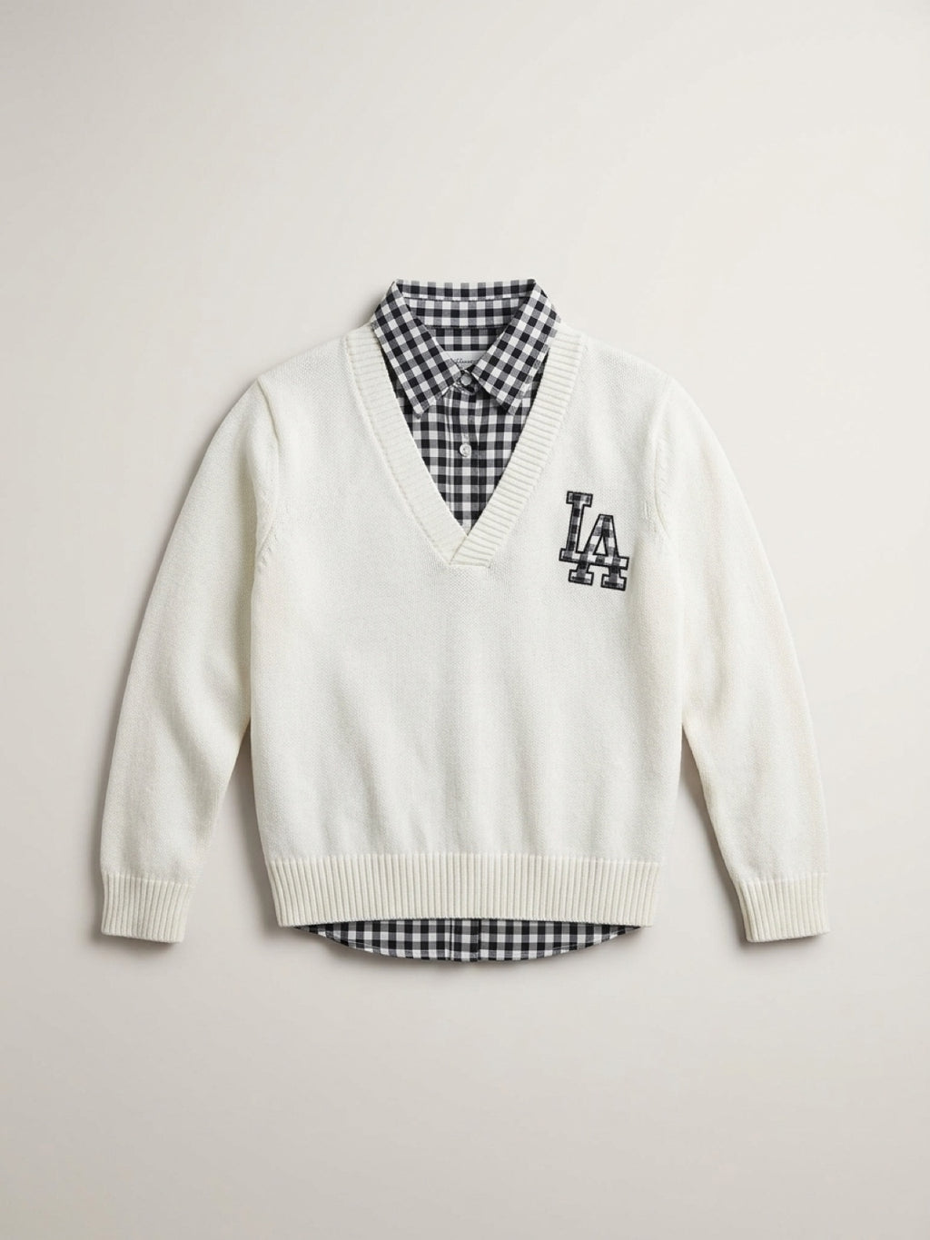 Gingham Cardigan