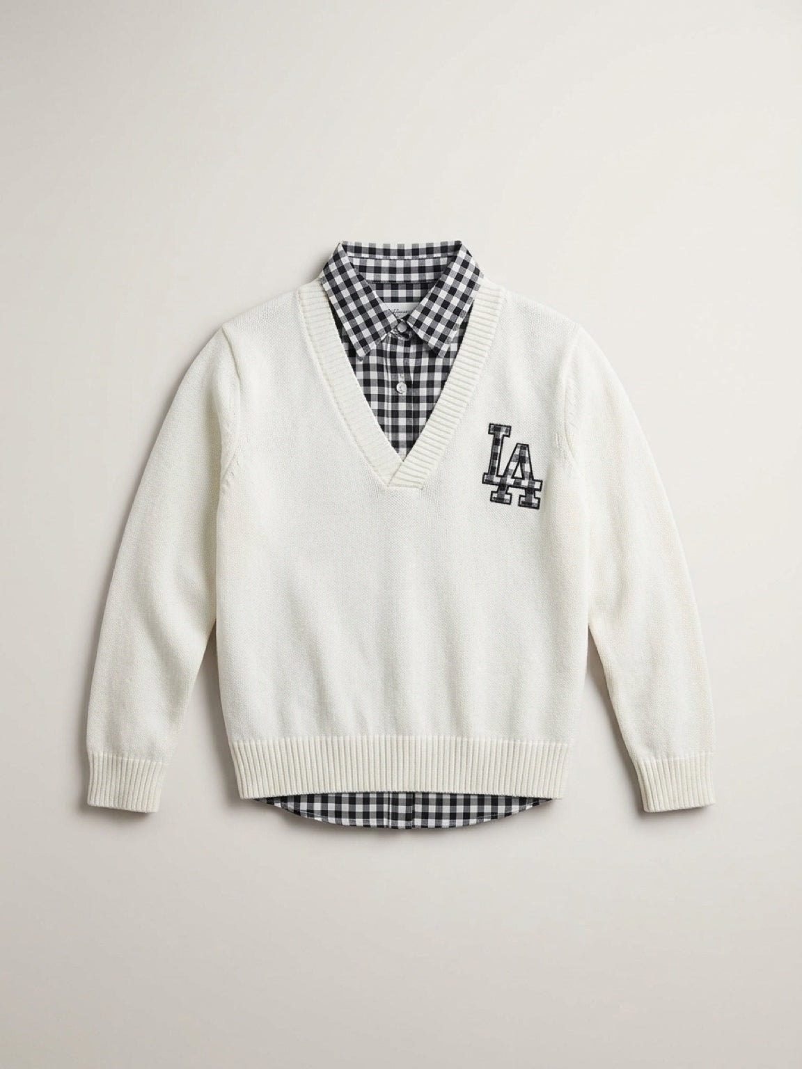 Gingham Cardigan