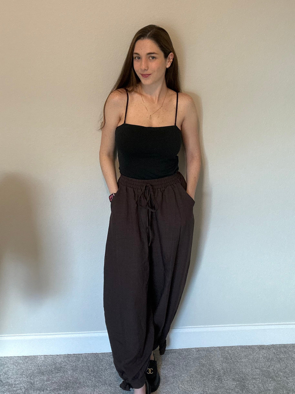 Coffee Balloon Pants